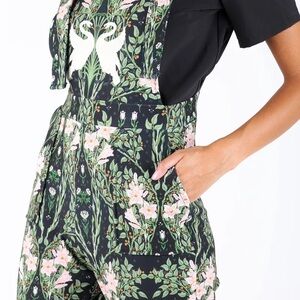 BlackMilk Swan and Iris Overalls
